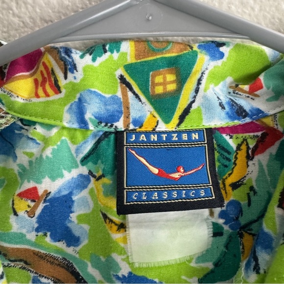 Jantzen Classic Vintage Button Up Island Shirt - Picture 2 of 5
